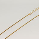 Christian Dior Necklace metal Gold Tone Auth 125894-13