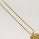Christian Dior Necklace metal Gold Tone Auth 125894-4