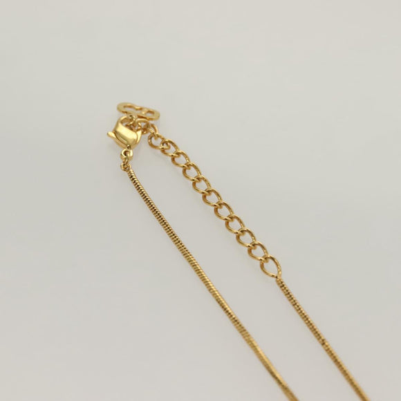 Christian Dior Necklace metal Gold Tone Auth 125894