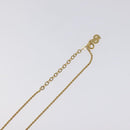 Christian Dior Necklace metal Gold Tone Auth 125895-10