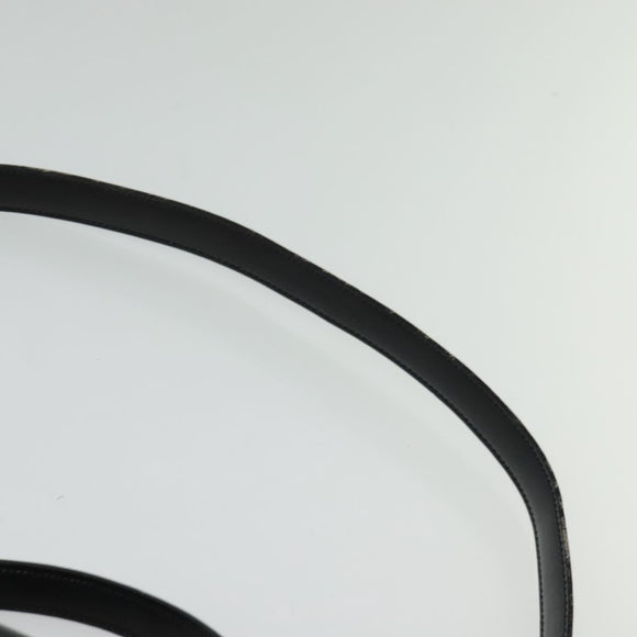 CELINE Hand Bag Leather 2way Black Gold Auth 125900