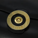 CELINE Hand Bag Leather 2way Black Gold Auth 125900-19