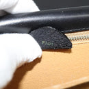 CELINE Hand Bag Leather 2way Black Gold Auth 125900-12