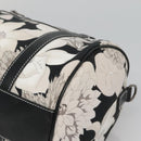 BURBERRY Hand Bag Canvas 2way Black Auth 125906-10