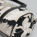 BURBERRY Hand Bag Canvas 2way Black Auth 125906-12