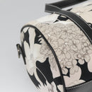 BURBERRY Hand Bag Canvas 2way Black Auth 125906-13