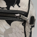 BURBERRY Hand Bag Canvas 2way Black Auth 125906-14