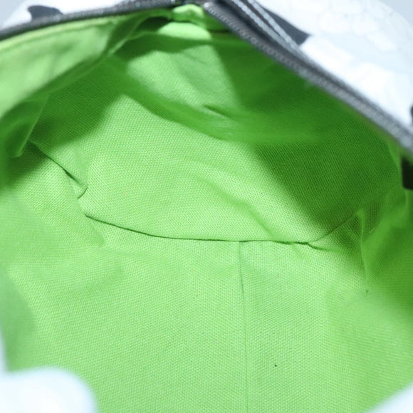 BURBERRY Hand Bag Canvas 2way Black Auth 125906