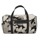 BURBERRY Hand Bag Canvas 2way Black Auth 125906-2