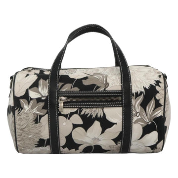 BURBERRY Hand Bag Canvas 2way Black Auth 125906 - 0