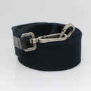 BURBERRY Hand Bag Canvas 2way Black Auth 125906-21