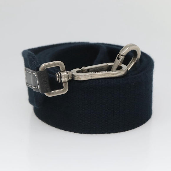 BURBERRY Hand Bag Canvas 2way Black Auth 125906