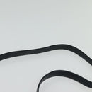 Christian Dior Trotter Canvas Shoulder Bag Navy Gold Auth 125910-8