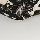 PRADA Shoulder Bag Nylon Black Silver Auth 125913-14