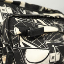 PRADA Shoulder Bag Nylon Black Silver Auth 125913-18