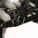 PRADA Shoulder Bag Nylon Black Silver Auth 125913-10