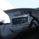 PRADA Shoulder Bag Nylon Black Silver Auth 125913-22