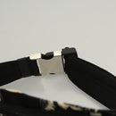 PRADA Shoulder Bag Nylon Black Silver Auth 125913-8