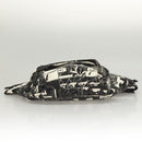 PRADA Shoulder Bag Nylon Black Silver Auth 125913-5