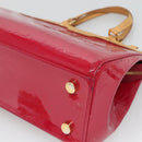 LOUIS VUITTON Vernis Blair MM Hand Bag 2way Rose Andian M91798 LV Auth 125916-10