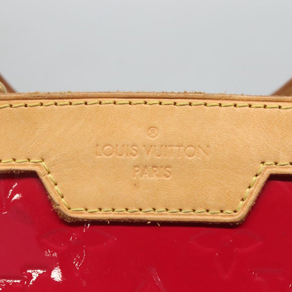 LOUIS VUITTON Vernis Blair MM Hand Bag 2way Rose Andian M91798 LV Auth 125916