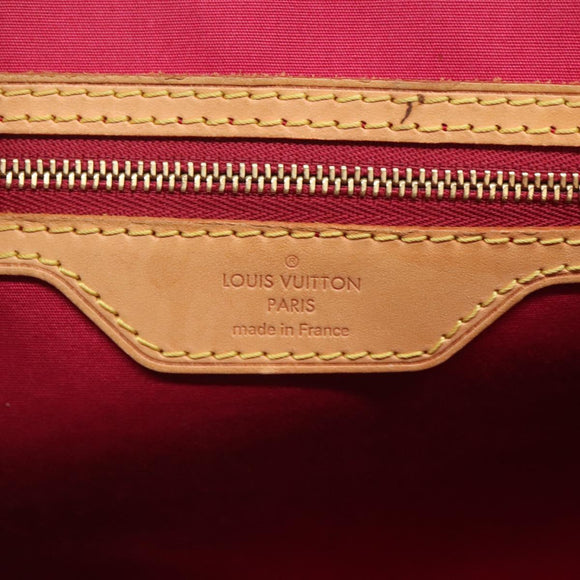 LOUIS VUITTON Vernis Blair MM Hand Bag 2way Rose Andian M91798 LV Auth 125916