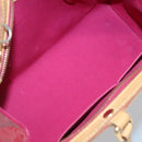 LOUIS VUITTON Vernis Blair MM Hand Bag 2way Rose Andian M91798 LV Auth 125916-17