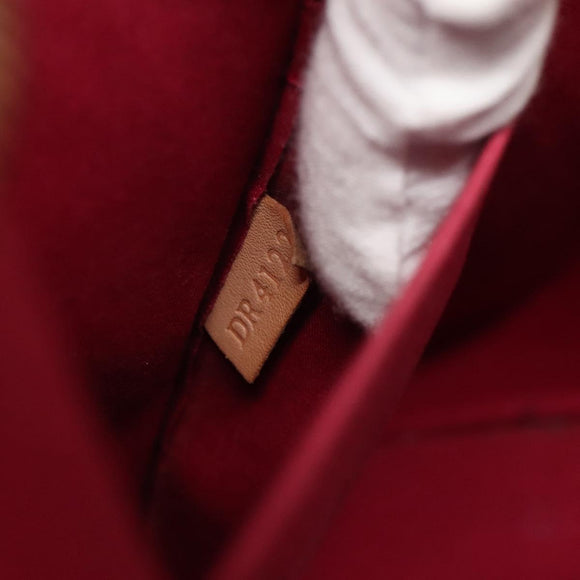 LOUIS VUITTON Vernis Blair MM Hand Bag 2way Rose Andian M91798 LV Auth 125916