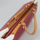 LOUIS VUITTON Vernis Blair MM Hand Bag 2way Rose Andian M91798 LV Auth 125916-6