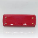 LOUIS VUITTON Vernis Blair MM Hand Bag 2way Rose Andian M91798 LV Auth 125916-9