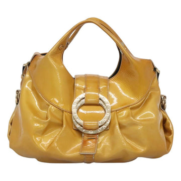 BVLGARI Chandra Hand Bag Enamel 2way Yellow Gold Auth 125921 - 0