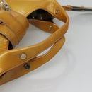 BVLGARI Chandra Hand Bag Enamel 2way Yellow Gold Auth 125921-7