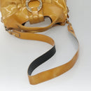 BVLGARI Chandra Hand Bag Enamel 2way Yellow Gold Auth 125921-9