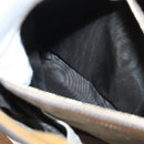 GUCCI GG Canvas Hand Bag Patent leather Beige Gold 257612 Auth 125926-25