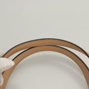 GUCCI GG Canvas Hand Bag Patent leather Beige Gold 257612 Auth 125926-8