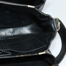 CELINE Shoulder Bag Leather Black Gold Auth 125931-18