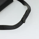 CELINE Shoulder Bag Leather Black Gold Auth 125931-7