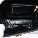 Salvatore Ferragamo Hand Bag Leather 2way Navy Gold Auth 125933-11