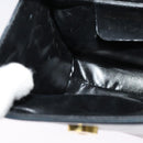 Salvatore Ferragamo Hand Bag Leather 2way Navy Gold Auth 125933-19