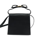 Salvatore Ferragamo Hand Bag Leather 2way Navy Gold Auth 125933-2