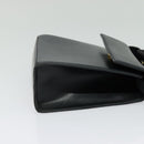 Salvatore Ferragamo Hand Bag Leather 2way Navy Gold Auth 125933-4