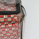 BALLY Hand Bag Vinyl Clear Silver Auth 125936-14