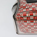 BALLY Hand Bag Vinyl Clear Silver Auth 125936-15