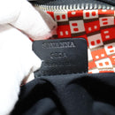 BALLY Hand Bag Vinyl Clear Silver Auth 125936-18