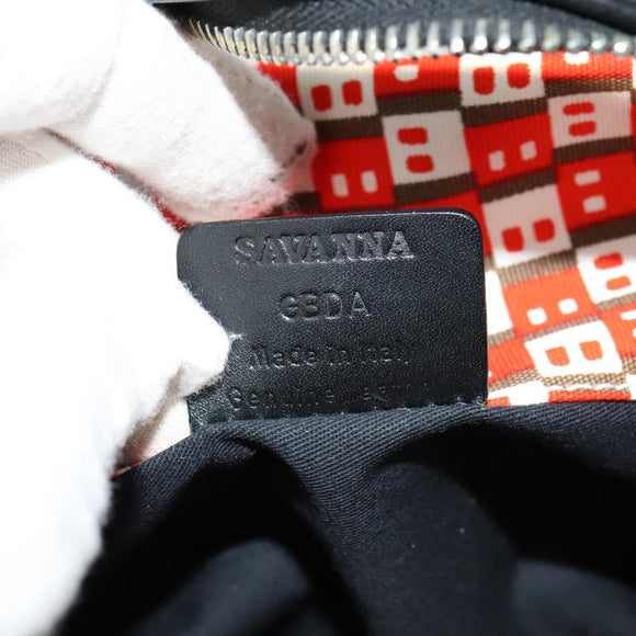 BALLY Hand Bag Vinyl Clear Silver Auth 125936