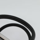 BALLY Hand Bag Vinyl Clear Silver Auth 125936-8