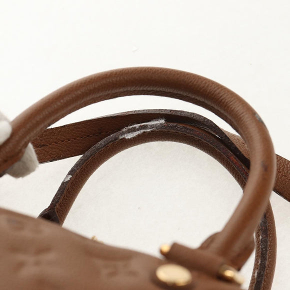 LOUIS VUITTON Empreinte Speedy Bandouliere 30 Hand Bag Brown M40900 Auth 125944