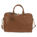LOUIS VUITTON Empreinte Speedy Bandouliere 30 Hand Bag Brown M40900 Auth 125944-2
