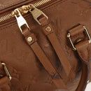 LOUIS VUITTON Empreinte Speedy Bandouliere 30 Hand Bag Brown M40900 Auth 125944-26