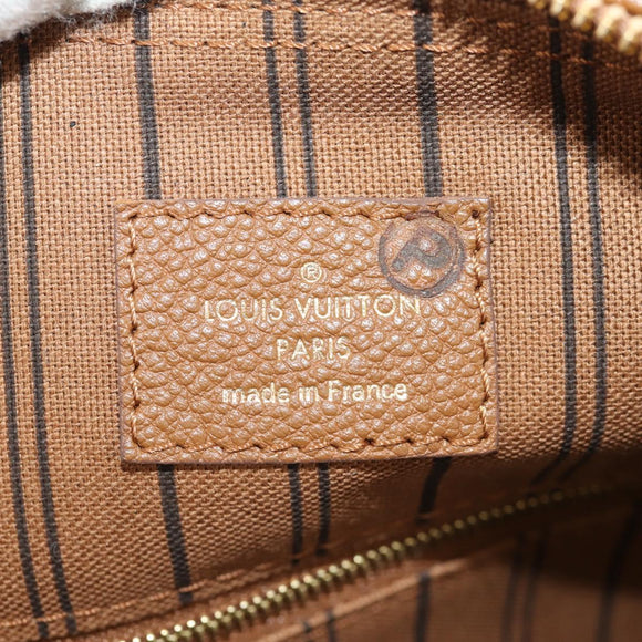 LOUIS VUITTON Empreinte Speedy Bandouliere 30 Hand Bag Brown M40900 Auth 125944